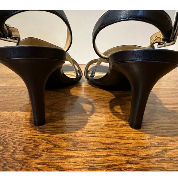 Naturalizer Taimi Slingback Evening Sandals – Navy | Women’s Size 8 Formal Shoe - Picture 5 of 10